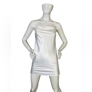 Heiress NWT white mini slip dress (XXS)